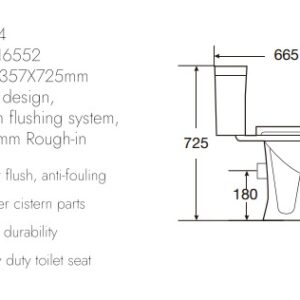 Toilet WC-006 Tank 311016552