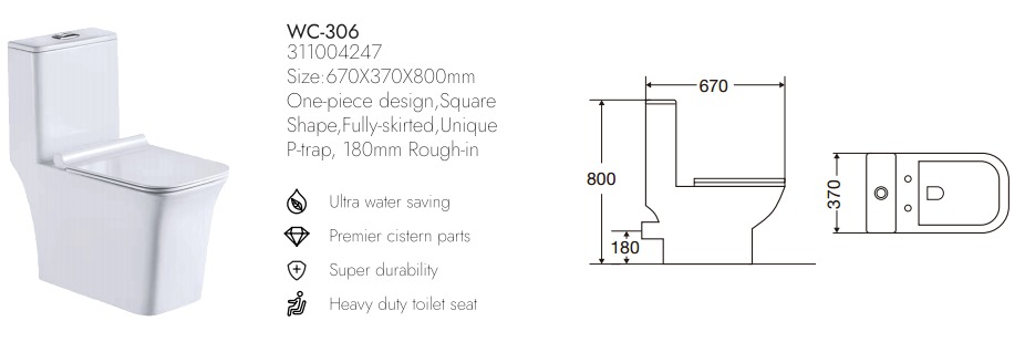Toilet WC-306 31100427