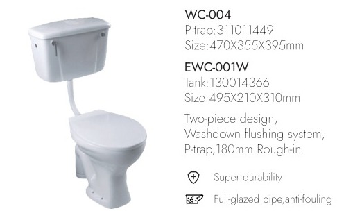 Economic English Toilet Half